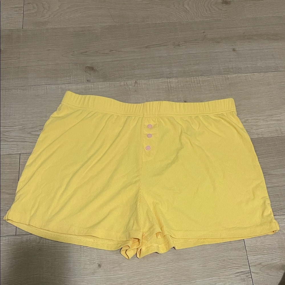 Yellow Women's Shorts